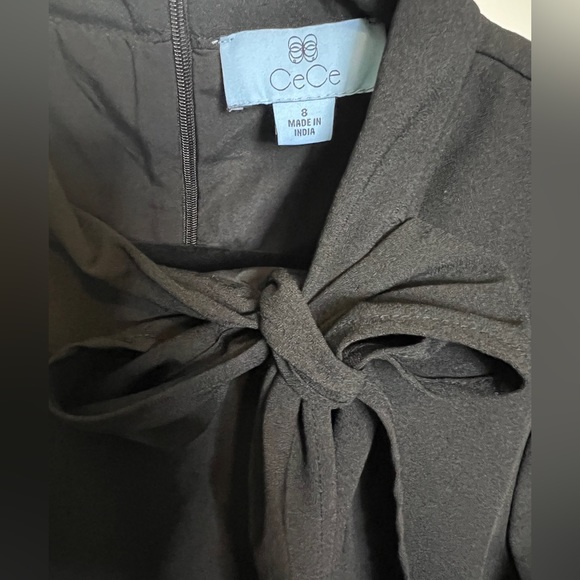 🖤 CeCe Big Bow Black Dress - Picture 3 of 4